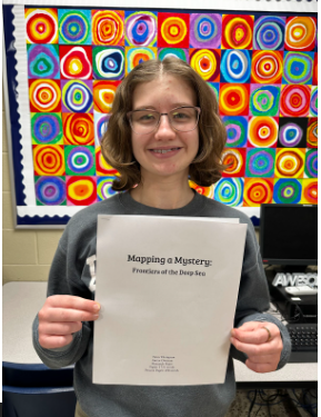 8th grader Neva Thompson - 1st Place Historical paper
Mapping a Mystery: Frontiers of the Deep Sea
