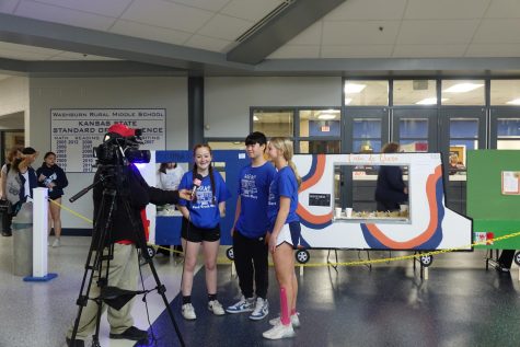 On April 19th, 8th graders Peyton Godfrey, Brookie Chummingham, and Jolie Workman get interviewed  by Channel 13 News. Godfrey researched Costa Rica. He enjoyed learning about the way they live their lives, they just let it free and have fun