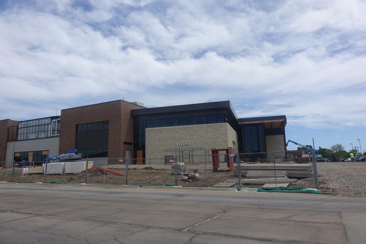 The outside of the CTE building at WRHS on May 8th.