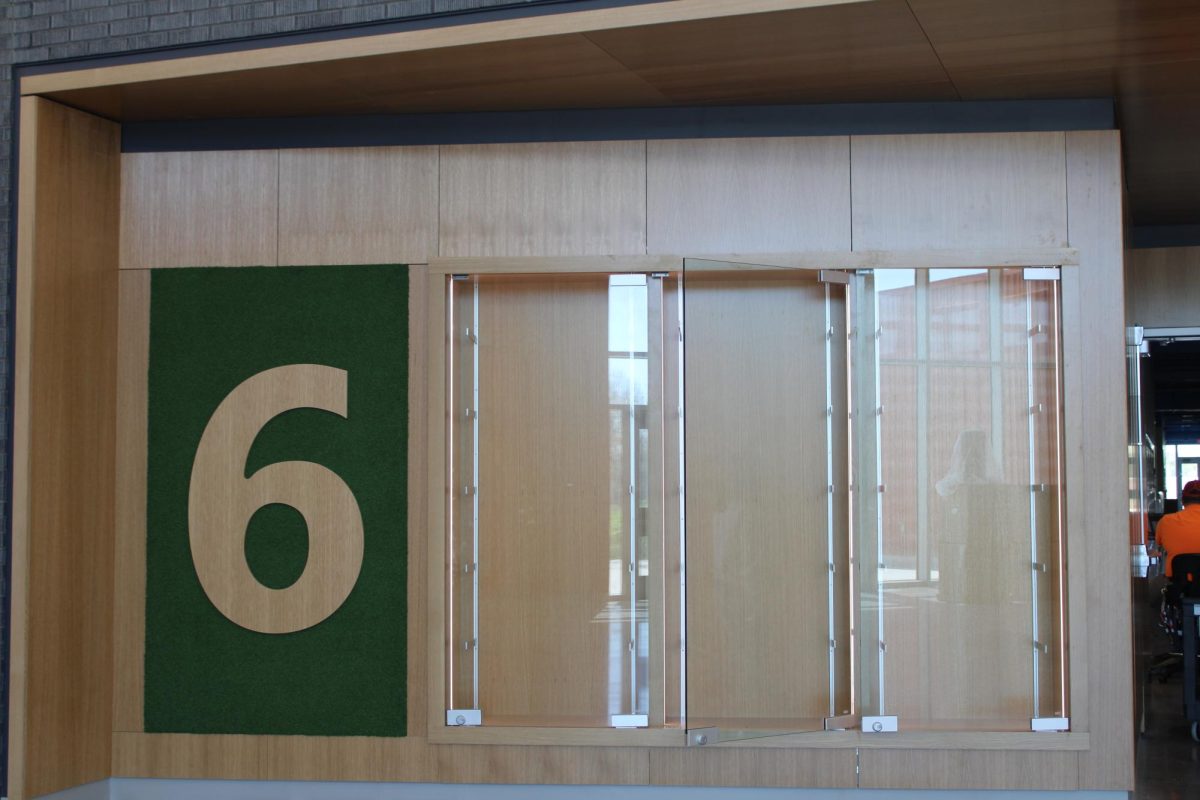 The front of the sixth grade wing at WRNMS on April 11. Mrs. Emme a future Washburn Rural North teacher said her new team is currently working on their logo. “My 6th grade team that I’ll be teaching with at WRN this coming school year, decided on our new 6th grade team name, The Mavericks, and we are currently trying to create our team logo that will soon be on display for all to see at WRN. Go 6th Grade Mavs!”