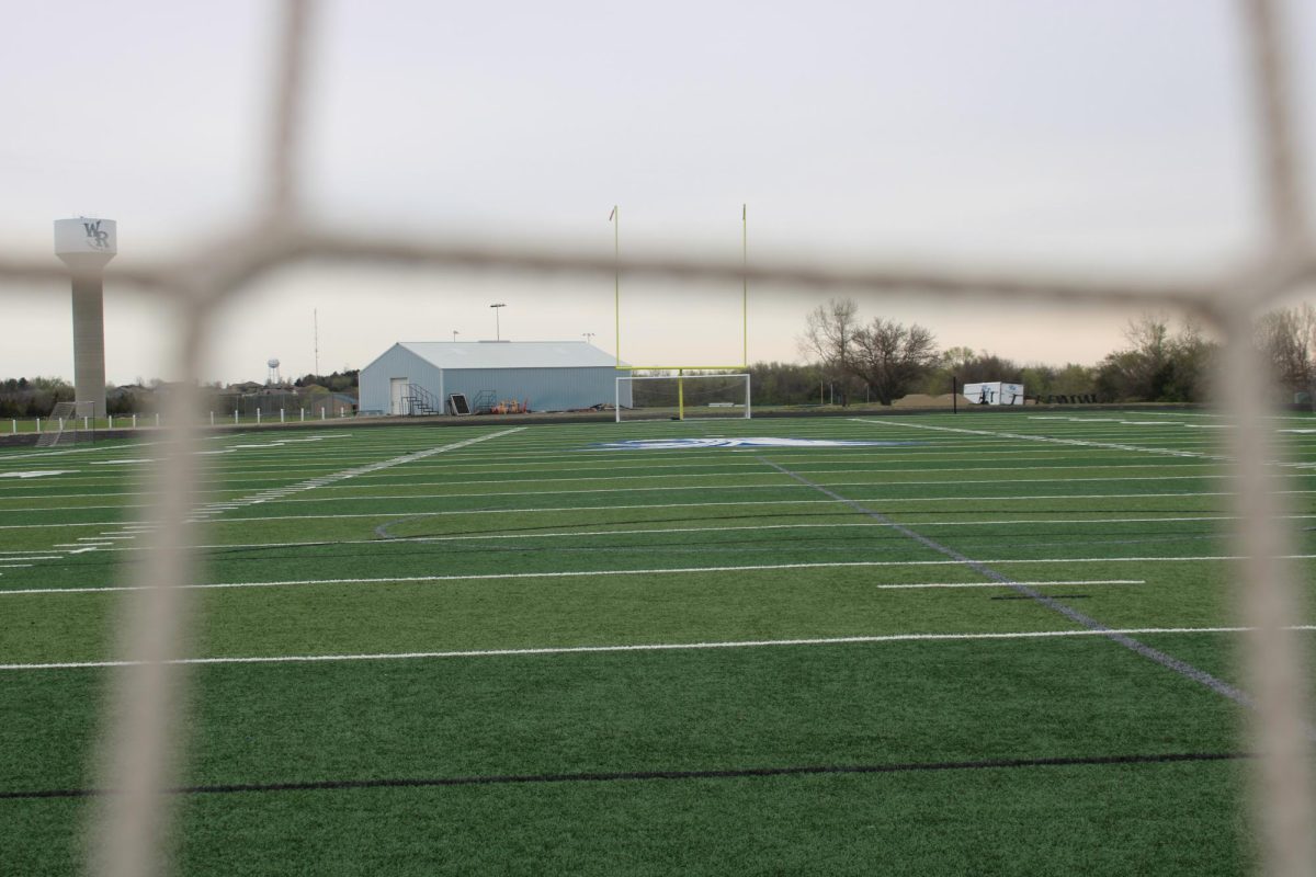 A new football field was built at WRMS this school year.